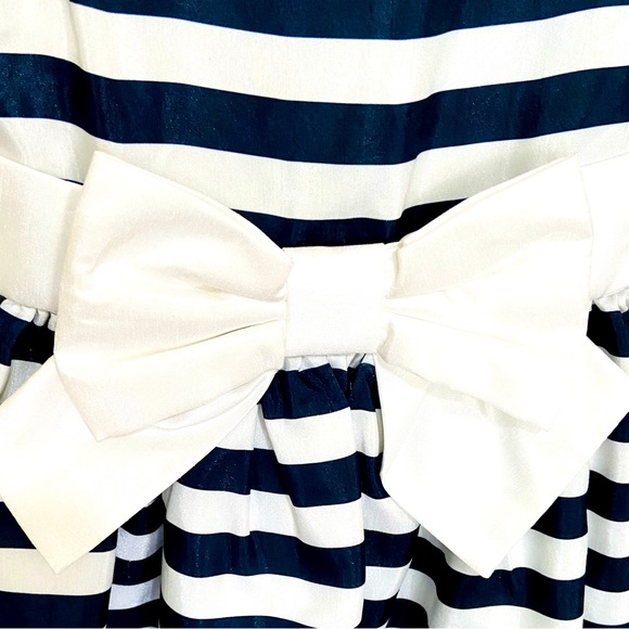 GYMBOREE Beautiful Special Occasion Dress Fully Lined W/Bow At Waist Sz 4 - Picture 3 of 5